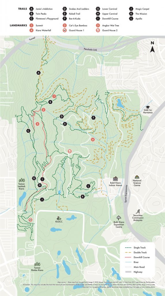 Map of Bukit Kiara - Friends Of Bukit Kiara